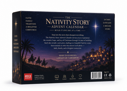 Advent Bricks™️ Nativity Set